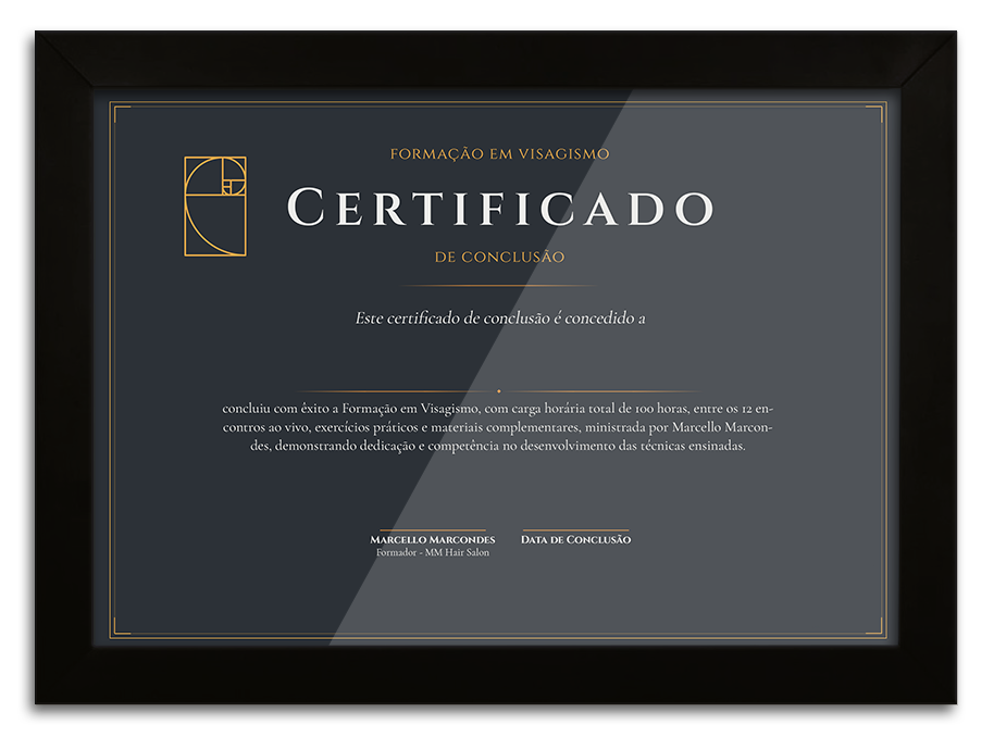 Certificado de Conclusão em Visagismo